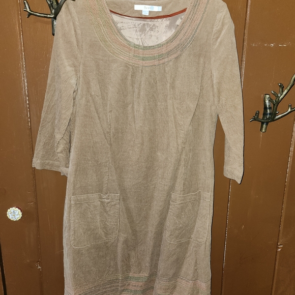 Boden Brown Long Sleeve Dress - Picture 5 of 5